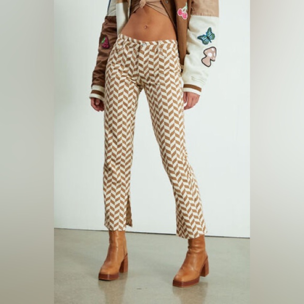 Pacsun NWT Chevron Low Rise Straight Jeans